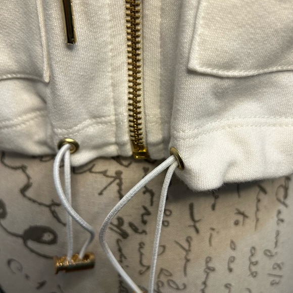 Fashion Cloud Official Cropped Off-White Jacket Medium - Picture 3 of 16